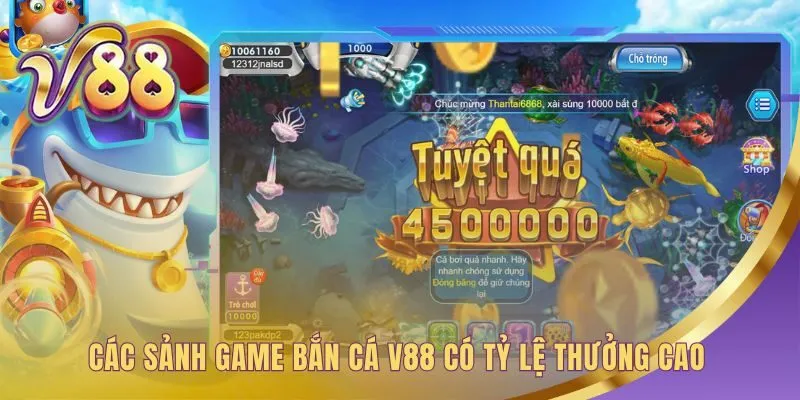 Mẹo chơi bắn cá V88 ứng dụng cho từng sảnh game đặc thù