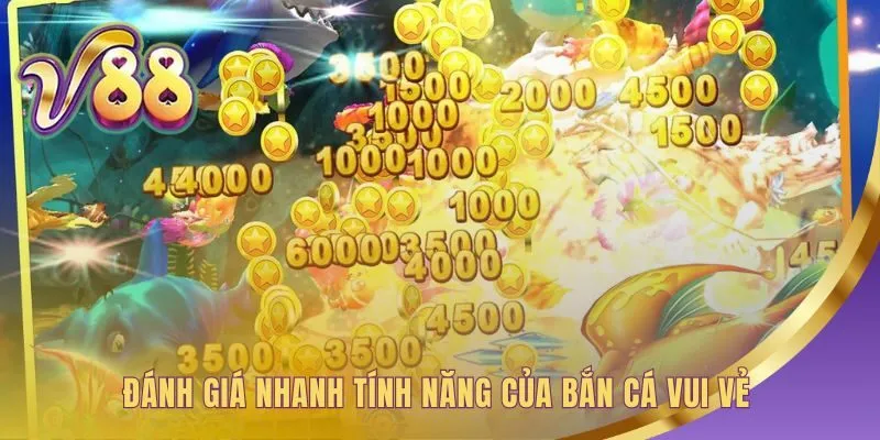 Bắn Cá Vui Vẻ nổi bật với đồ họa 3D và gameplay arcade