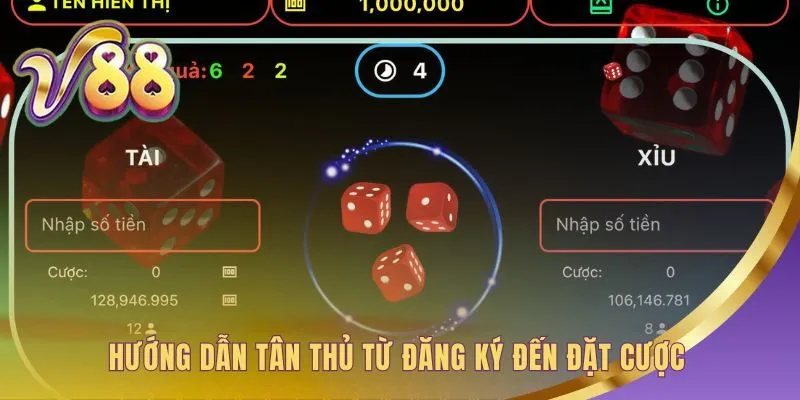 Game Tài xỉu V88 hướng dẫn người mới từ A đến Z