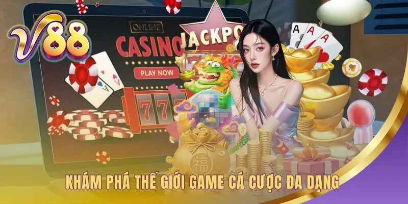 Kho game V88 đa dạng từ thể thao casino đến xổ số 