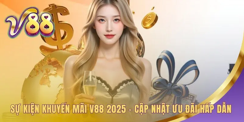 Sự kiện khuyến mãi V88 tặng thưởng nạp đầu 100% 